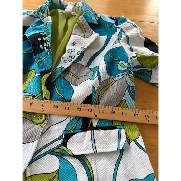 Marisa Christina Floral Crop Jacket / Blazer (Size M) - Picture 7 of 10